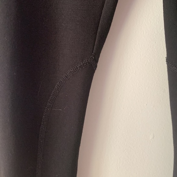 Cabi black leggings with zipper detail and accent stitching small - Picture 2 of 7